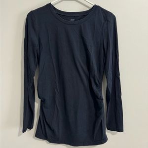 Love by Gap Navy Blue Maternity Long Sleeve Shirt M